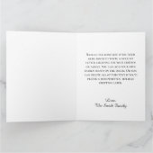 Silver Glitzer Red Foil Big Happy Holidays Karte (Innenseite)