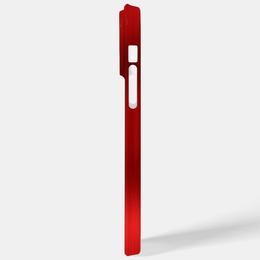 Silver Glitzer Red Glam Girly Signature Case-Mate iPhone Hülle (Rückseite / Links)