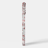Silver Glitzer Red Metallic Girly Signature Case-Mate iPhone Hülle (Rückseite / Rechts)