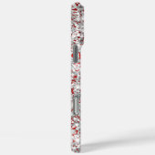 Silver Glitzer Red Metallic Girly Signature Case-Mate iPhone Hülle (Rückseite / Rechts)