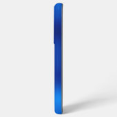 Silver Glitzer Royal Blue Foil Girly Signature Samsung Galaxy Hülle (Rückseite (Horizontal))