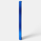 Silver Glitzer Royal Blue Girly Signature Samsung Galaxy Hülle (Linke Seite)