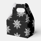 Silver Glitzer Snowflake Geschenkschachtel (Rückseite)