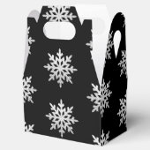 Silver Glitzer Snowflake Geschenkschachtel (Geöffnet)