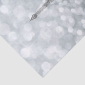 Silver Glitzer Sparkle Bling Eiffel Tower Party Seidenpapier (Ausschnitt)