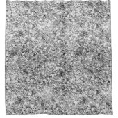 Silver Glitzer Sparkle Duschvorhang (Vorderseite)