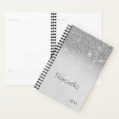 Silver Glitzer Sparkle Jahresprogramm Planer (Anzeige)