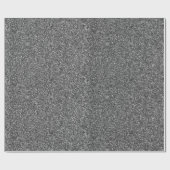 Silver Glitzer Sparkle Metallic Packpapier (Flach)