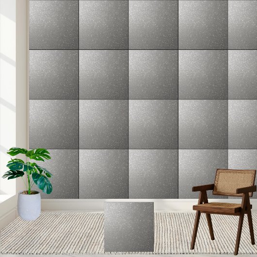 Silver Glitzer Sprinkle Dekorative Keramik Tile Fliese