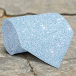 Silver Glitzer Texture Blue Sparkling Shiny Krawatte<br><div class="desc">Silver Glitzer Texture Blue Sparkling Shiny</div>