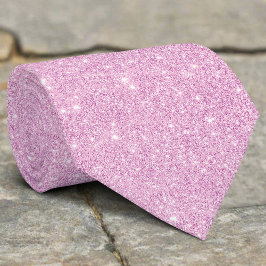 Silver Glitzer Texture Lila Sparkling Shiny Krawatte