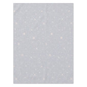 Silver Glitzer Texture White Sparkling Diamond Tischdecke (Vorderseite)
