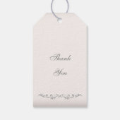 Silver Glitzer Tiara custom Quinceanera Geschenkanhänger (Rückseite)