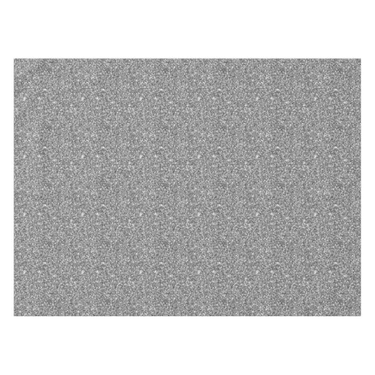 Silver Glitzer Tischdecke (Vorderseite (Horizontal))
