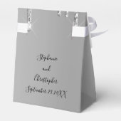 Silver Glitzer Tropfen Driving Glitzer Wedding Geschenkschachtel (Rückseite)
