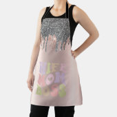 Silver Glitzer Tropfen Rose Gold Ehefrau Mama Boss Schürze (InSitu)