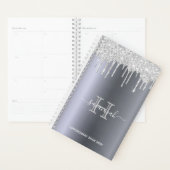 Silver Glitzer Tropfens Glam Terminbuch 2023 Planer (Anzeige)