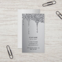 Silver Glitzer Tropfens Metallic Shine Makeup Arti
