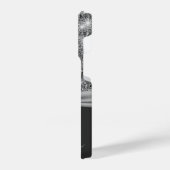 Silver Glitzer und Bow iPhone Hülle (Linke Seite)