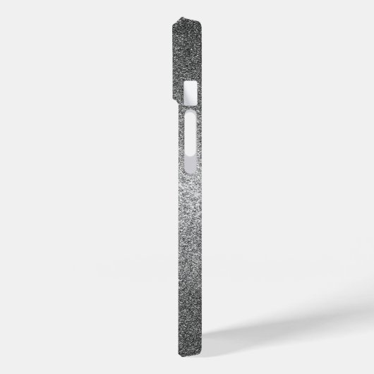 Silver Glitzer Unicorn Case-Mate iPhone Case (Rückseite / Links)