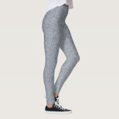 Silver Glitzer Weihnachten Leggings (Rechts)