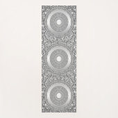 Silver Glitzer Yoga Mat Yogamatte (Vorderseite)