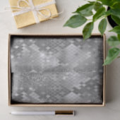 Silver Glitzy Glitzer Schlange Print Seidenpapier (Geschenk)