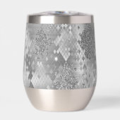 Silver Glitzy Glitzer Snake Skin (Vorderseite)