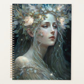 Silver Goddess Fantasy Art Planer (Vorderseite)
