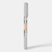 Silver gold agate Marmornamenskript Case-Mate iPhone Hülle (Rückseite / Rechts)