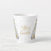 Silver & Gold Frohe Weihnachten Milchtasse (Vorderseite)