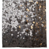 Silver Gold Glitzer Glam #1 (Imitate Glitzer) #dec Duschvorhang (Vorderseite)