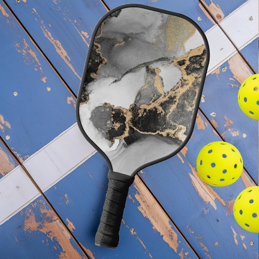 Silver & Gold Marmorstein Pickleball Schläger