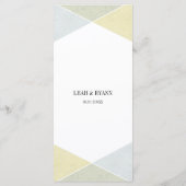 Silver Gold Metal Look Industrial Chic Menü Menükarte (Rückseite)