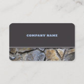 Silver & Gold Slate Effect Loyalty Card Treuekarte (Rückseite)