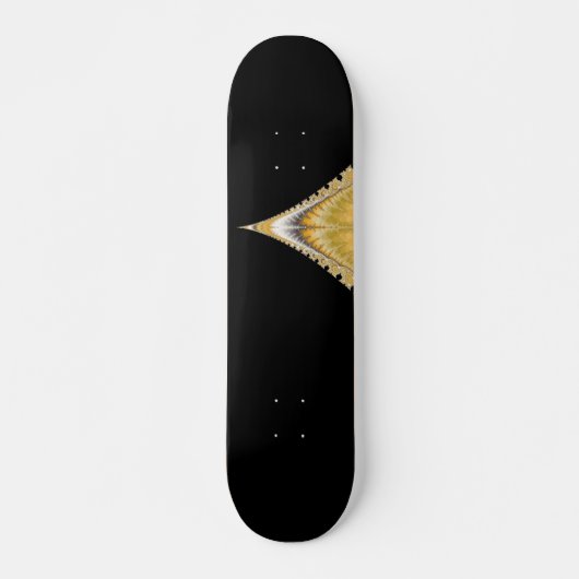 Silver Gold Volcano Skateboard (Vorne)