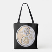 Silver & Gold Yin Yang Tasche (Rückseite)