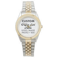 Silver & Gold Zwei-Tonen-Uhr-Sondergeschenke für i