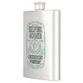 Silver Goose Bourbon Whiskey Flachmann (Links)