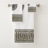 Silver Gorgon - Medusa Guest / Geschenk Badhandtuch Set (Insitu)