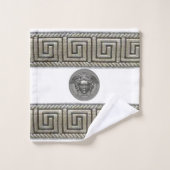 Silver Gorgon - Medusa Guest / Geschenk Badhandtuch Set (Waschlappen)
