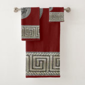 Silver Gorgon - Medusa Guest / Geschenk Badhandtuch Set (Insitu)