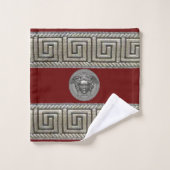 Silver Gorgon - Medusa Guest / Geschenk Badhandtuch Set (Waschlappen)