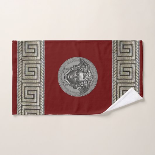 Silver Gorgon - Medusa Guest / Geschenk Badhandtuch Set (Handtuch)