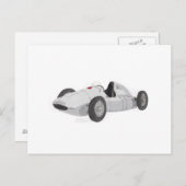 Silver GP Racer Postkarte (Vorne/Hinten)
