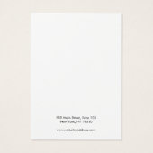 Silver Gradient Add Logo Overse Display Card (Rückseite)