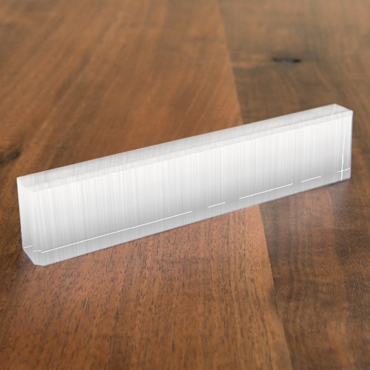 Silver Gradient Namensplakette (Seite)