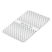 Silver Gradient Polka Dots von Shirley Taylor Magnet (Linke Seite)
