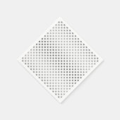 Silver Gradient Polka Dots von Shirley Taylor Serviette (Ecke)