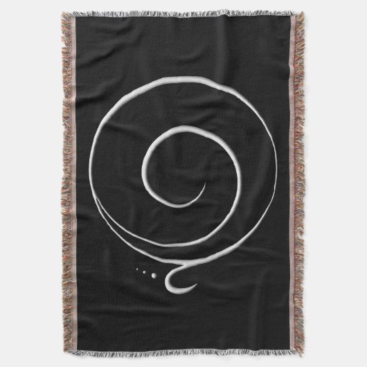 Silver Gratitude Decke (Vorderseite Vertikal)